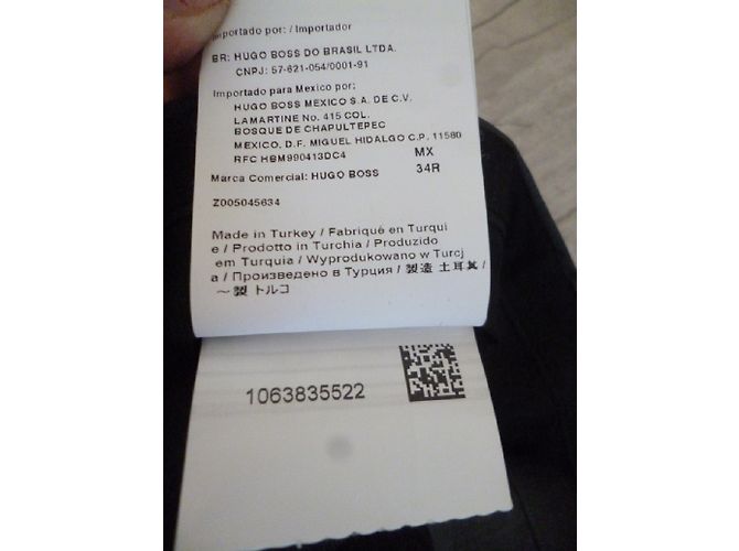 Completo due pezzi Hugo Boss Grigio Lana - vista 14