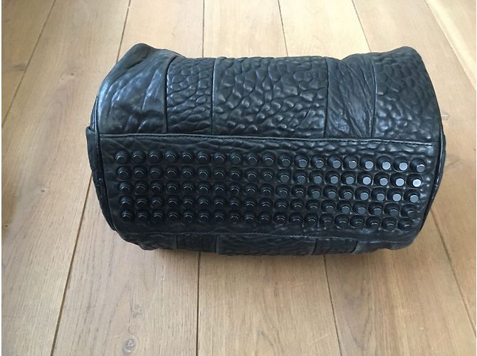 Borsa a mano Alexander Wang Rockie in pelle nera Nero - vista 3