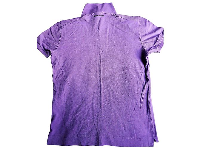Dsquared2 polo da uomo colore viola nuova XL - vista 2