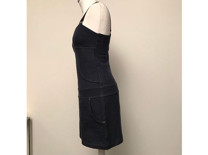Minivestido de jersey de algodón azul Juicy Couture - vista 4