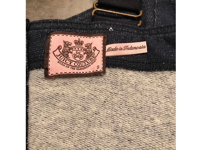 Minivestido de jersey de algodón azul Juicy Couture - vista 6