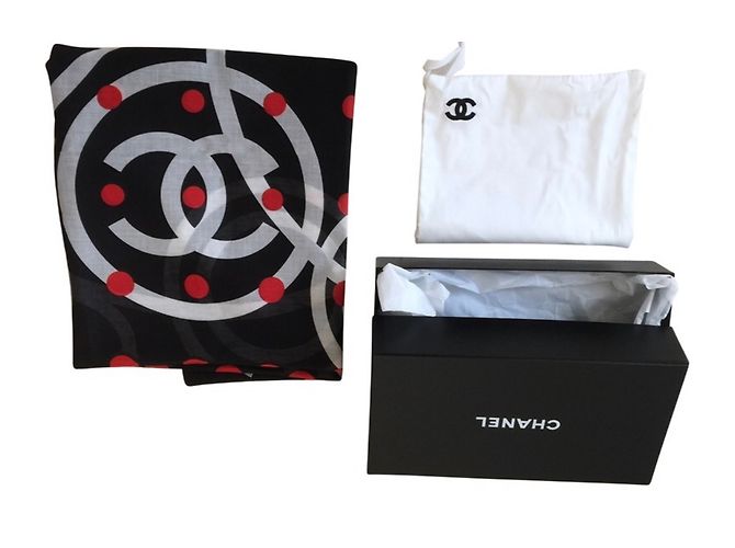 Chanel Pareo Schwarz Baumwolle - Ansicht 2