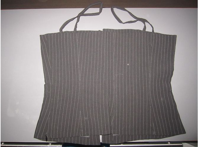 Bustier Cacharel Negro de Viscosa Talla 38 - vista 3