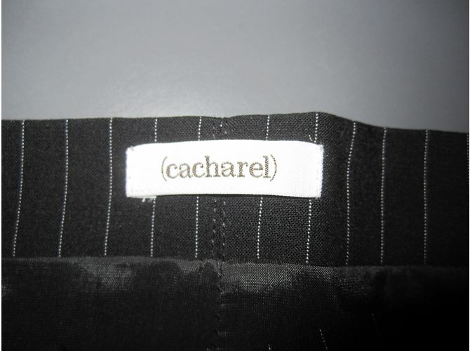 Bustier Cacharel Negro de Viscosa Talla 38 - vista 4