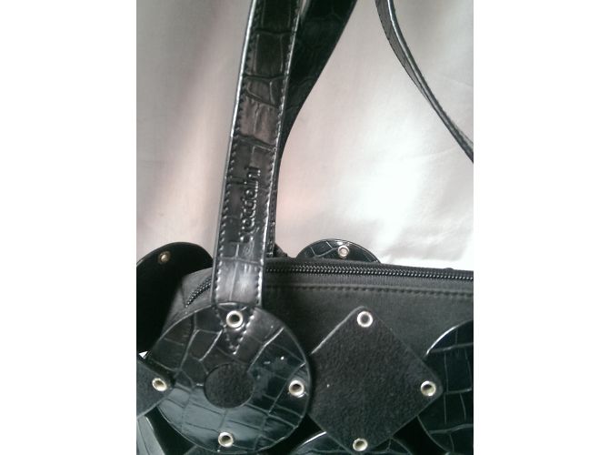 Borsa Braccialini in pelle sintetica nera effetto coccodrillo Nero - vista 10