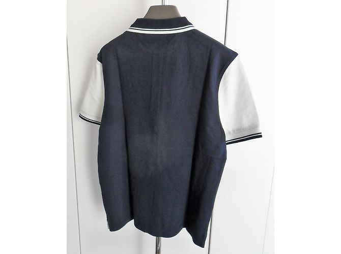 Hackett London Polo da uomo blu scuro e bianca Hackett nuova di zecca Bianco - vista 5