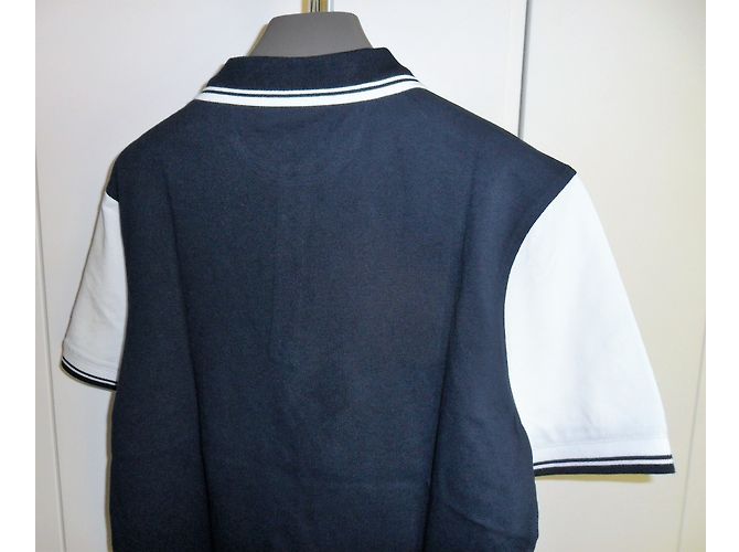 Hackett London Polo da uomo blu scuro e bianca Hackett nuova di zecca Bianco - vista 6