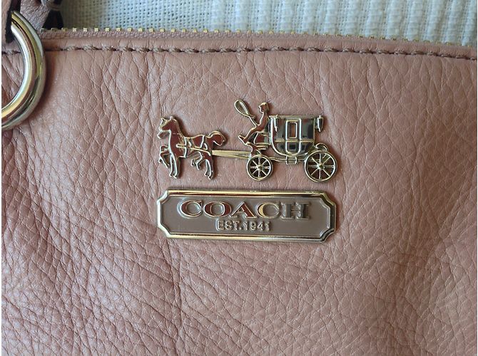 Borsa a mano Coach Madison in pelle rosa - vista 3