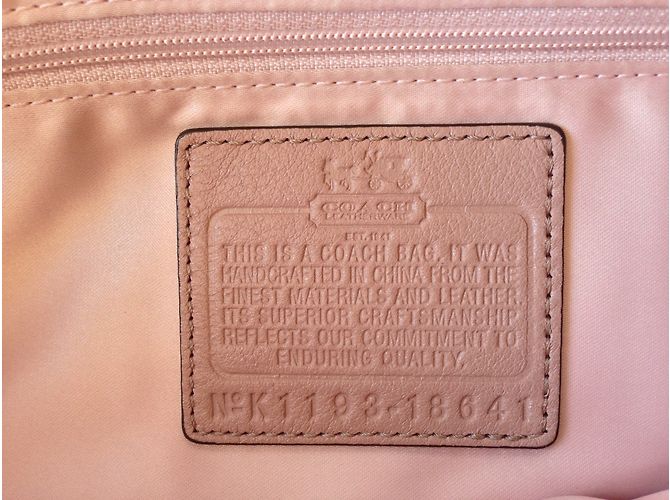 Borsa a mano Coach Madison in pelle rosa - vista 5