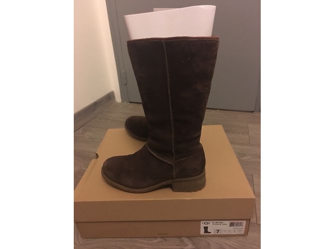 Ugg botas de nieve Linford marrón cuero Castaño - vista 4