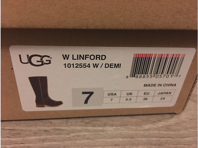 Ugg botas de nieve Linford marrón cuero Castaño - vista 8