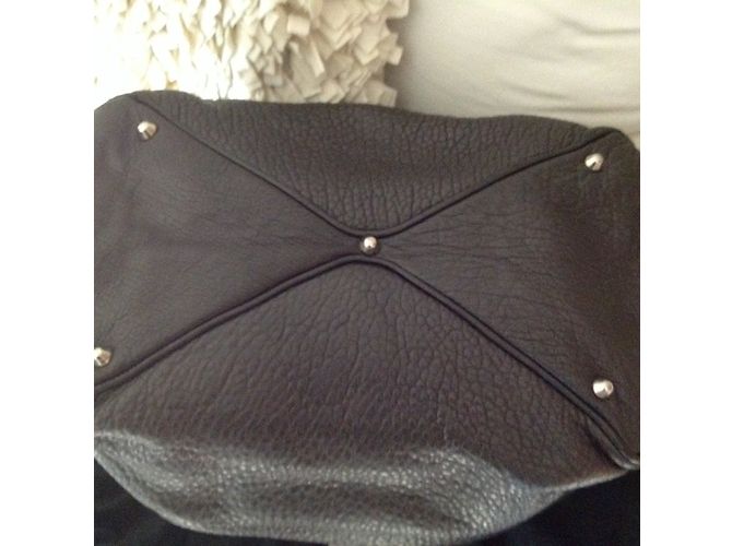 Sonia Rykiel Margot Borsa a mano in pelle grigia Grigio - vista 3
