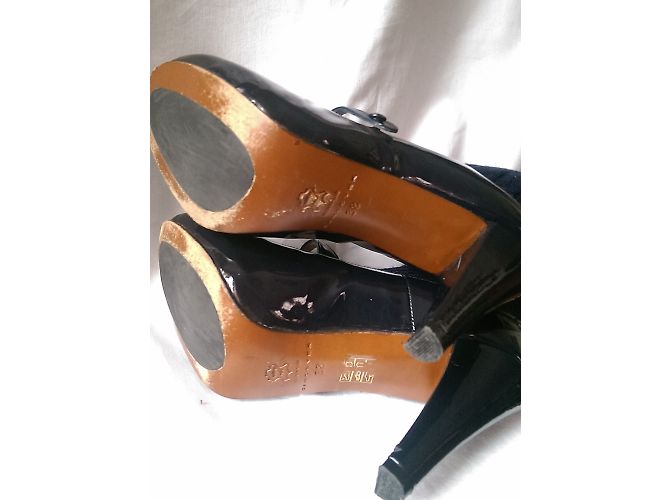 Décolleté Jancovec in vernice nera 38EU Nero - vista 11