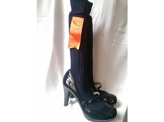 Décolleté Jancovec in vernice nera 38EU Nero - vista 3