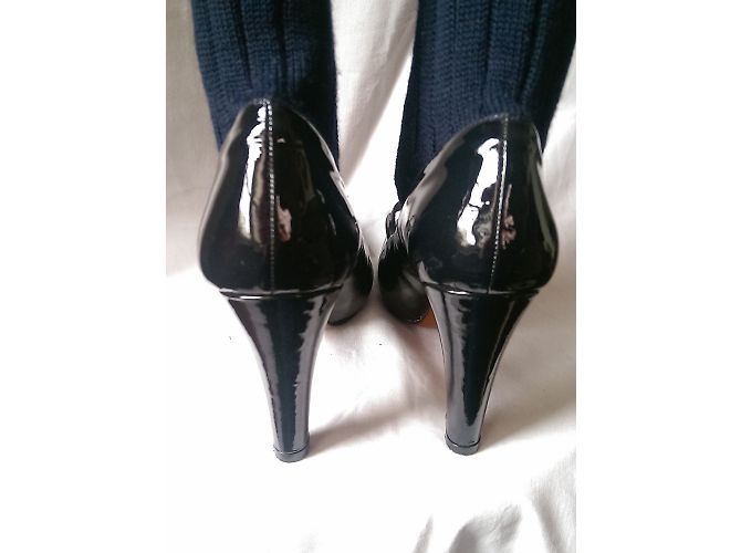 Décolleté Jancovec in vernice nera 38EU Nero - vista 7
