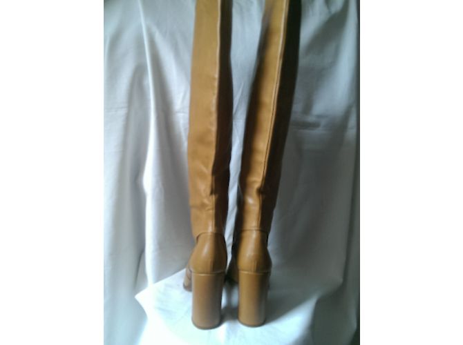 Botas Michel Perry de cuero camel - vista 9