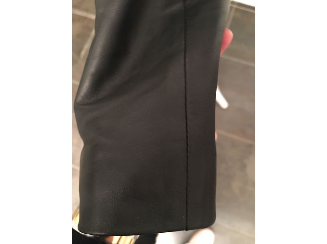 Flavio Castellani Bikerjacke aus Leder Schwarz - Ansicht 7