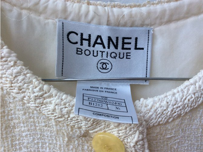 Chanel Jacken Aus weiß - Ansicht 3