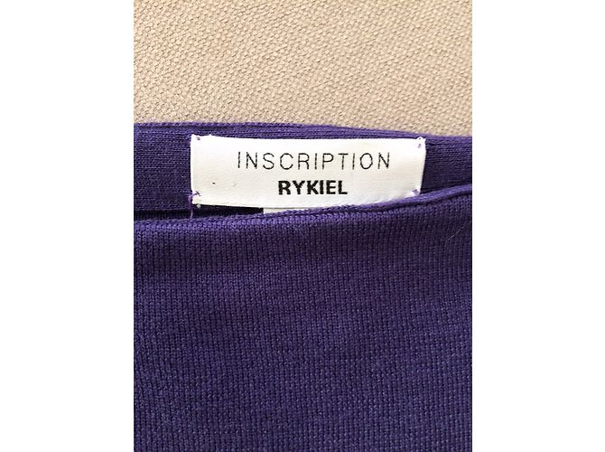 Sonia Rykiel Falda de inscripción de Rykiel Púrpura - vista 3