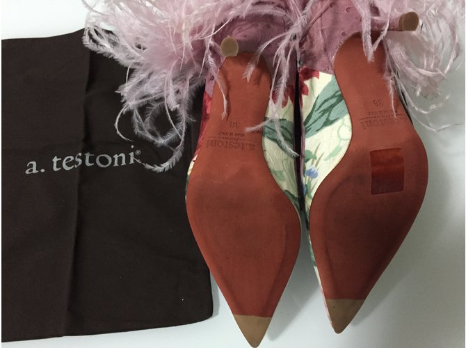 Décolleté A. Testoni Multicolore - vista 7