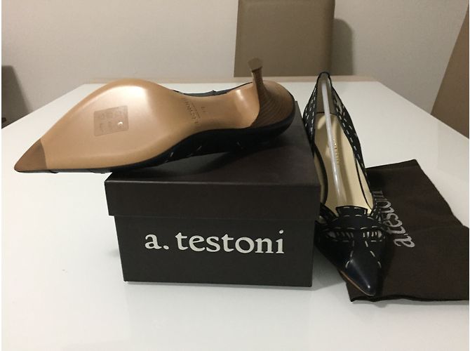 A. Testoni Nuovo A. Testoli décolleté Blu - vista 3