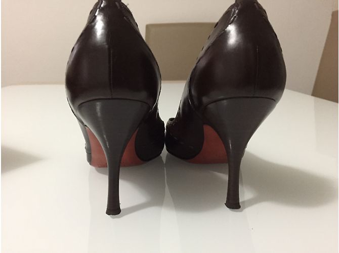 A. Testoni EIN. Testoni Schuhe Schokolade - Ansicht 4
