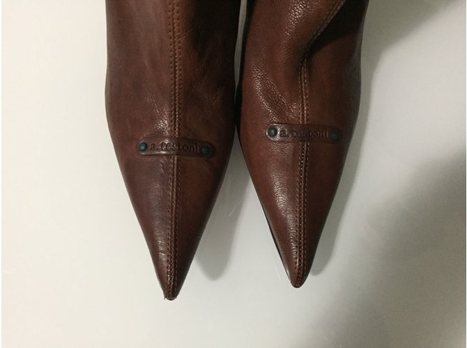 A. Testoni UNA. Botas testoni nuevas Chocolate - vista 7