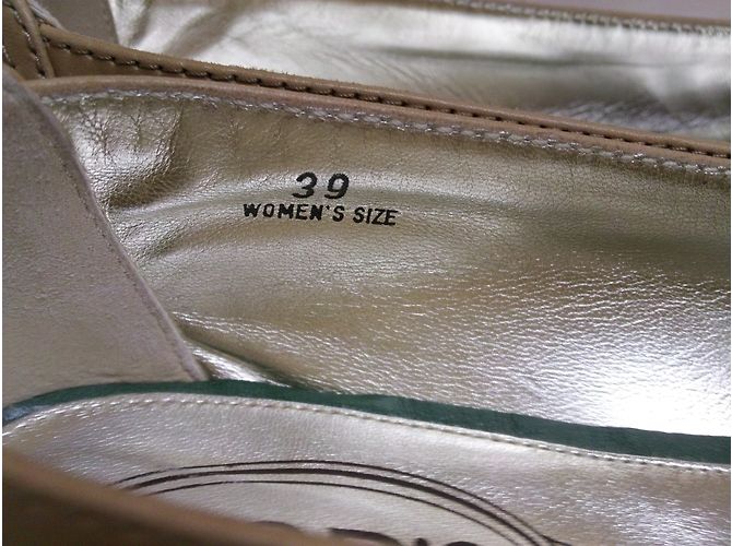 Tod's Ballerinas aus Python Grün - Ansicht 3