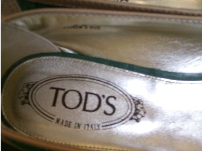 Tod's Ballerinas aus Python Grün - Ansicht 4