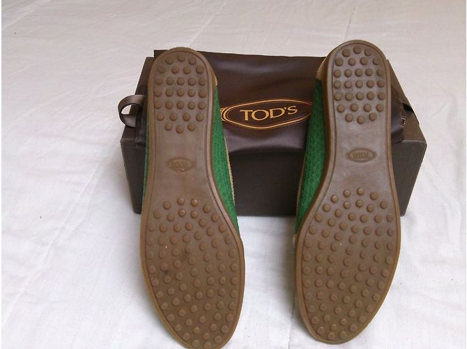 Tod's Ballerinas aus Python Grün - Ansicht 6