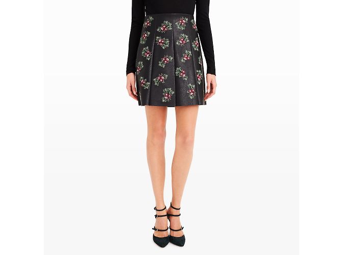Minifalda de cuero sintético de Club Monaco Negro - vista 7