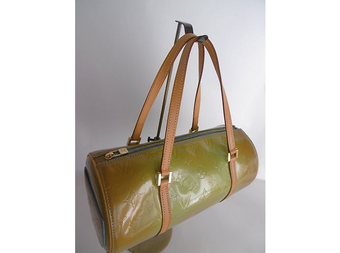 Borsa Louis Vuitton Papillon Hobo Verde - vista 13