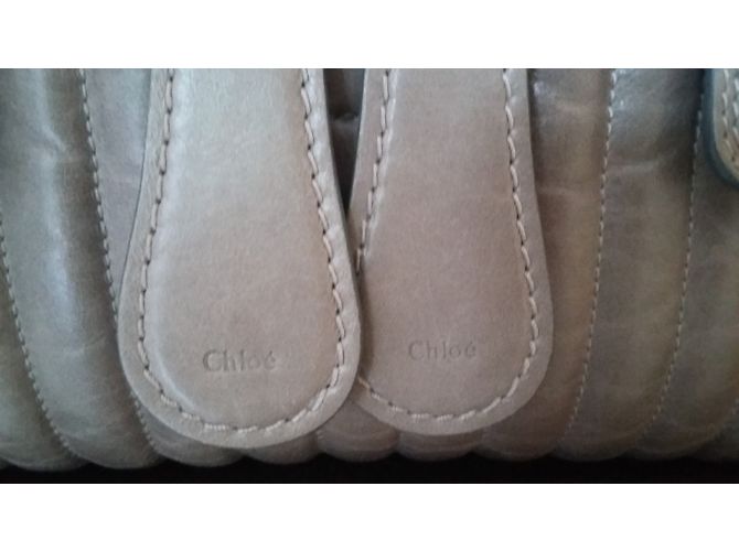 Bolso Chloé BAY de cuero beige - vista 4