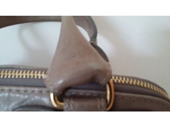 Bolso Chloé BAY de cuero beige - vista 6