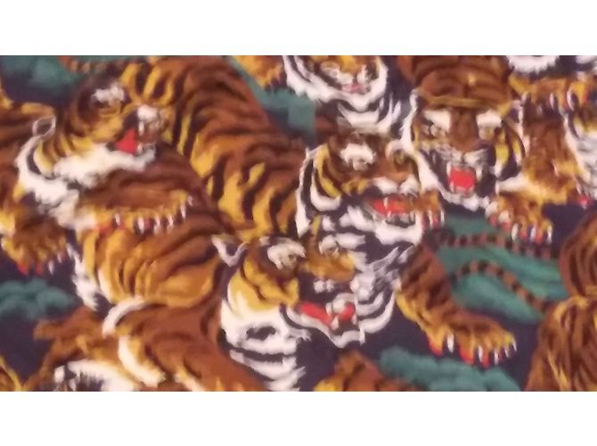 Sciarpa in seta Kenzo TIGRE stampa leopardata Stampa leopardo - vista 2