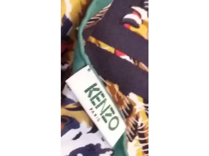 Sciarpa in seta Kenzo TIGRE stampa leopardata Stampa leopardo - vista 3