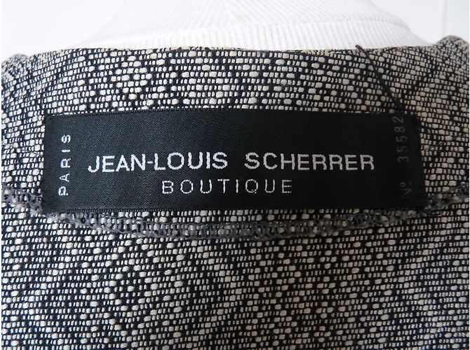 Jean Louis Scherrer Seidenjacke mit geometrischem Muster XL Mehrfarben - Ansicht 3
