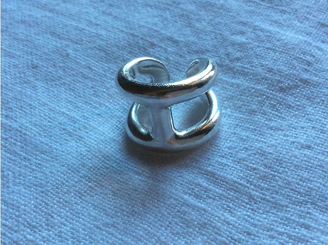 Hermès Anillo de osmose Plata - vista 4