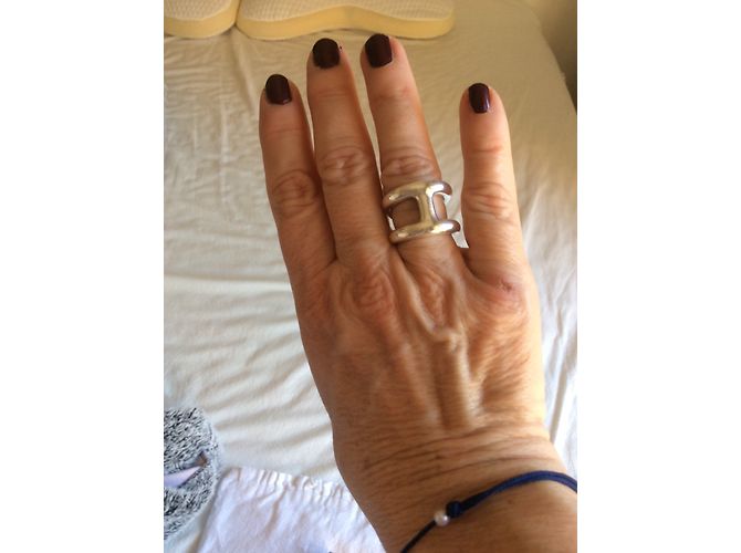 Hermès Anillo de osmose Plata - vista 7