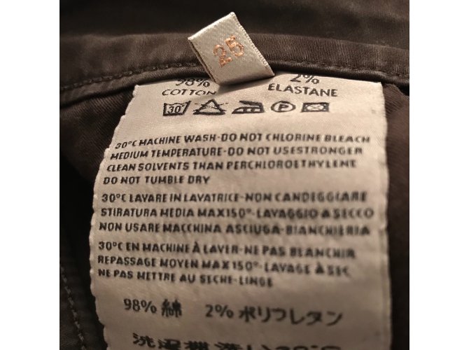Jeans Slim Notify Marrone Cotone - vista 5