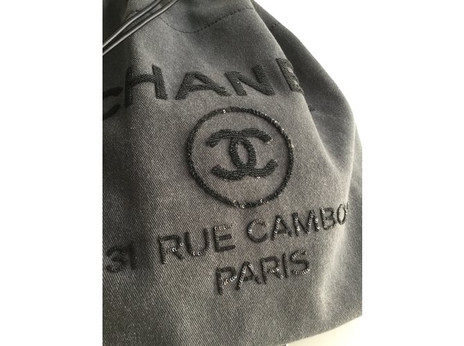 Chanel Deauville Grigio antracite - vista 2
