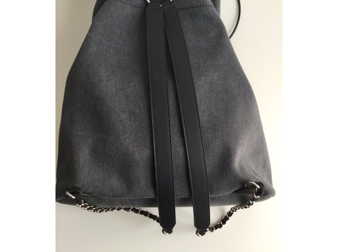 Chanel Deauville Grigio antracite - vista 3