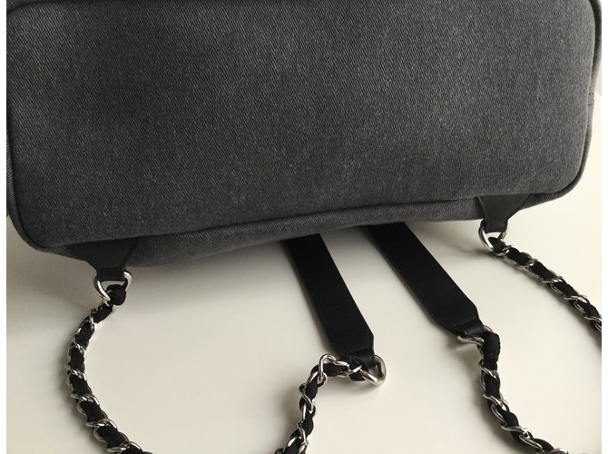 Chanel Deauville Grigio antracite - vista 4