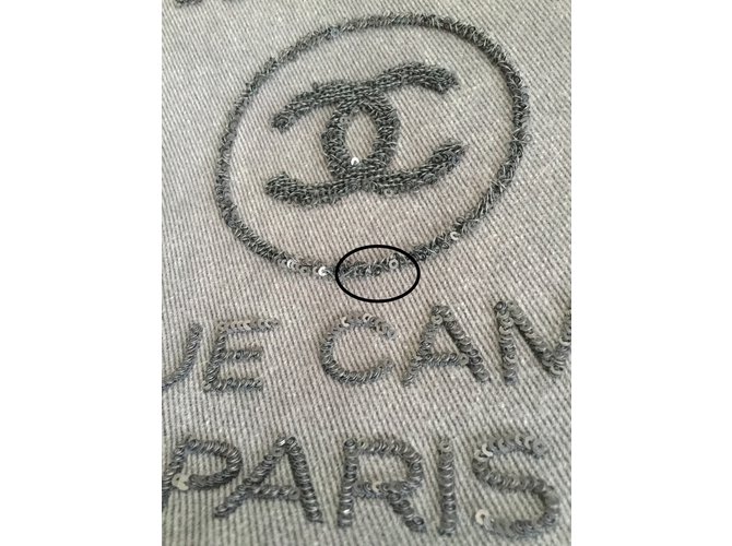 Chanel Deauville Grigio antracite - vista 8