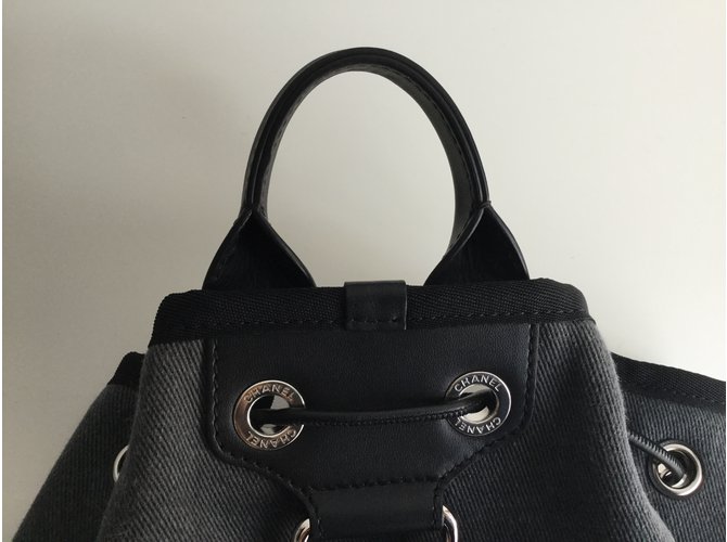 Chanel Deauville Grigio antracite - vista 9