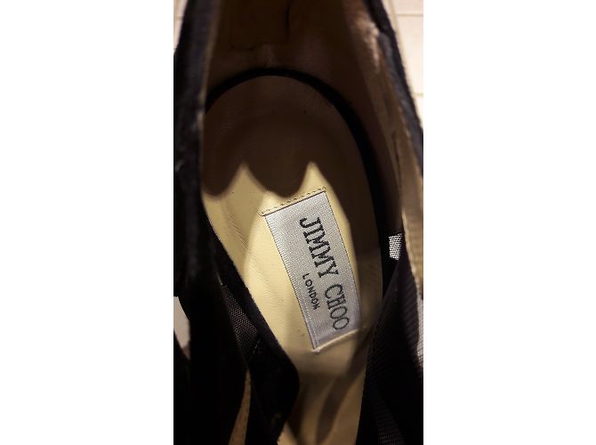 Jimmy Choo Pumps Schwarz Hirschleder 37 - Ansicht 3