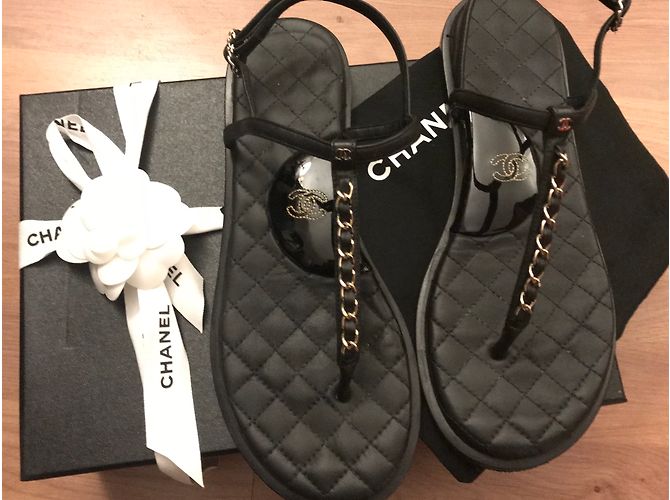Chanel Sandalen Schwarz - Ansicht 6
