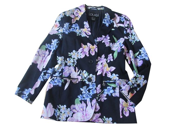 Laurèl Printed flowers Jacket - view 2