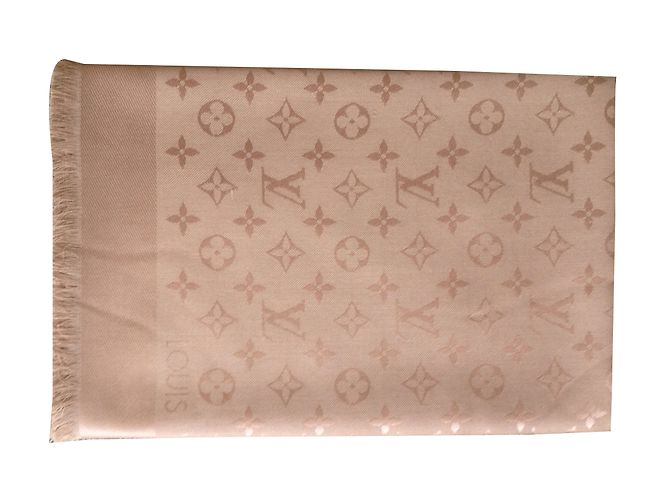 Louis Vuitton Bufanda clásica del monograma Bronce - vista 2