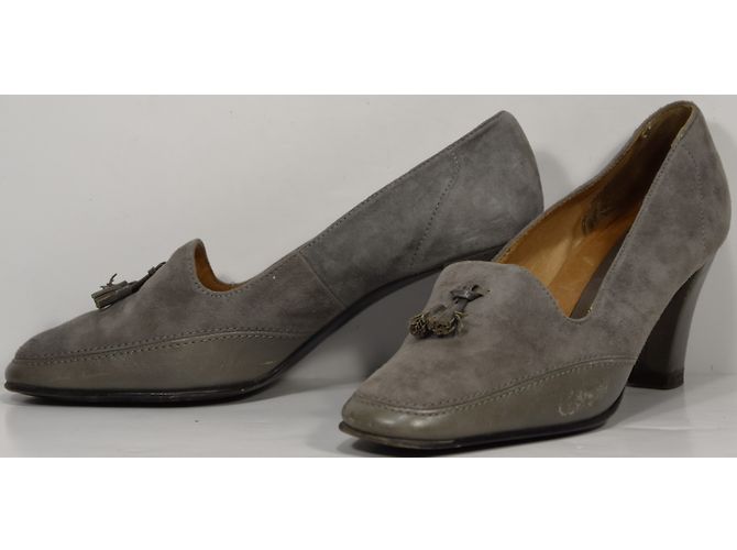Autre Marque PETER KAISER Décolleté Taupe Nubuck con Nappe 37.5 - vista 2